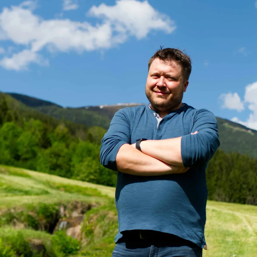 Ricardo Stolzlechner, IT-Sicherheit bei TauernTec, Wald im Pinzgau